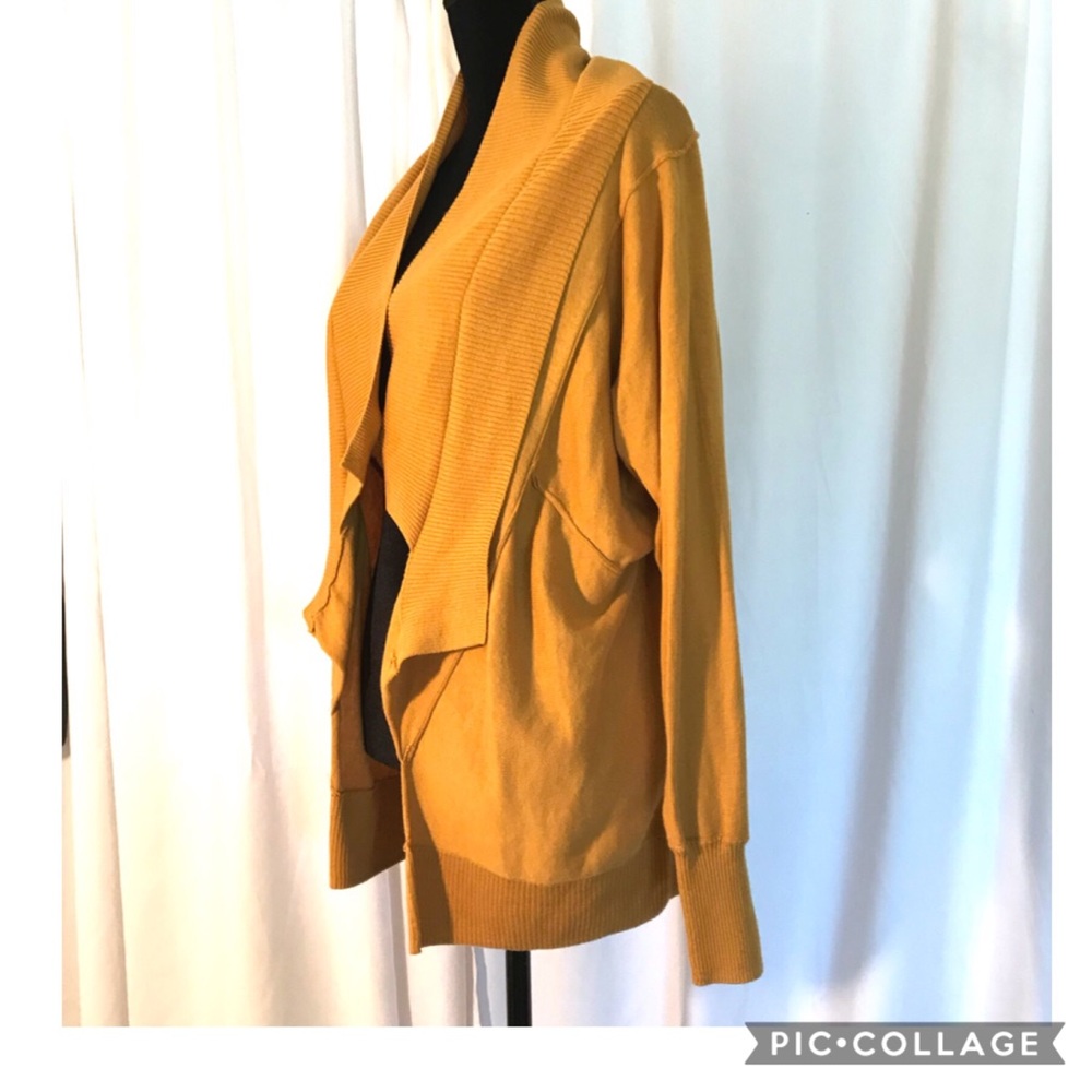 Mac & Jac Double Panel Single Button Cardigan Szl - image 5